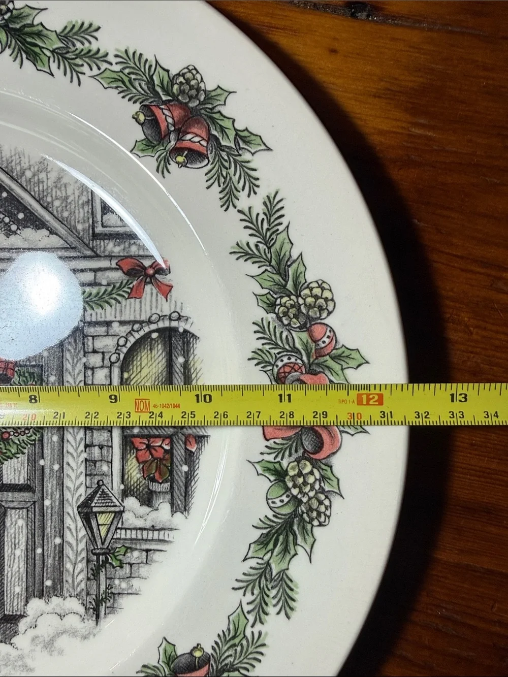 🎄Royal Stafford England Holiday Ceramic Round Serving Plate
